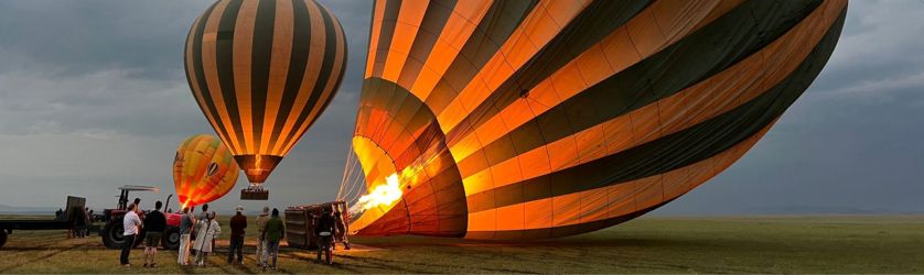 Hot air Balloon Take off